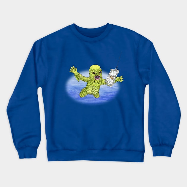 Smells Like Black Lagoon 2 Crewneck Sweatshirt by ScottBokma